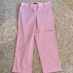 Pink/white stripe crops